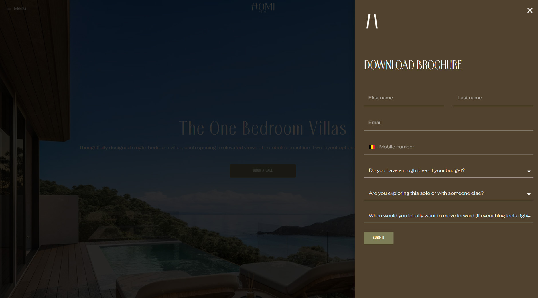 Hospitality and villa atmosphere